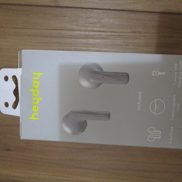 Heyday Wireless Bluetooth Earbuds Grey up to 12 hours new in box - Picture 4 of 8